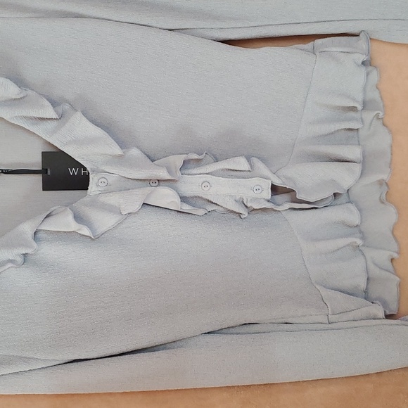 White Fox Boutique Feel My Love Top Dove - Picture 5 of 9